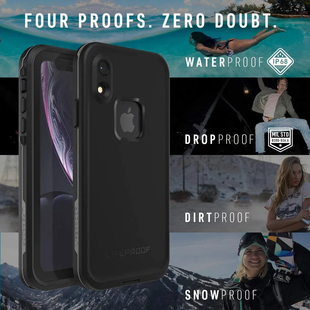 LifeProof FRE Series Waterproof Case for iPhone XR, Tiki