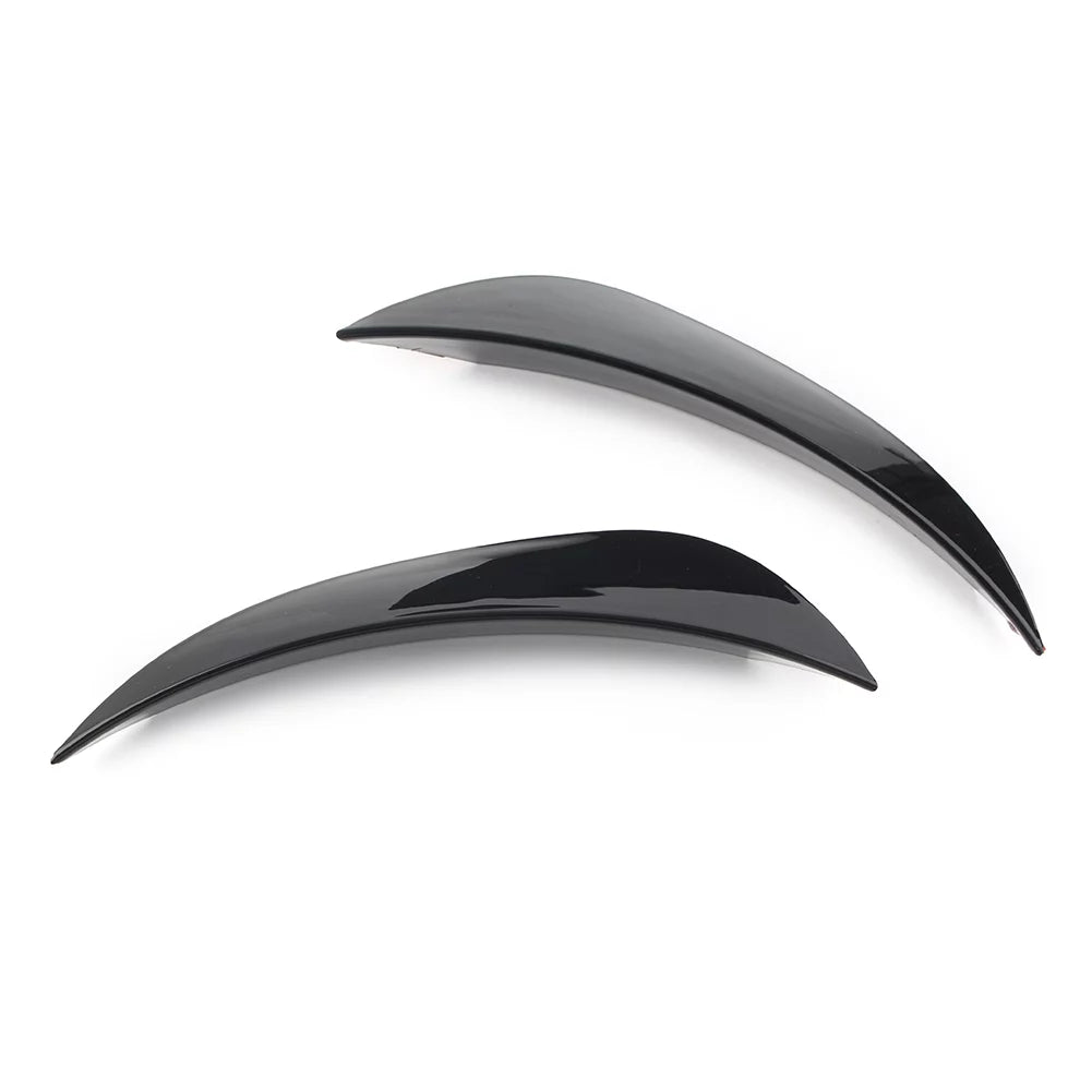 ZS Auto Front Bumper Air Vent shield Trim Glossy Black ABS For Mercedes Benz W205 AMG C-Class C180 C200 C300 C400 2015 2016 2017 2018