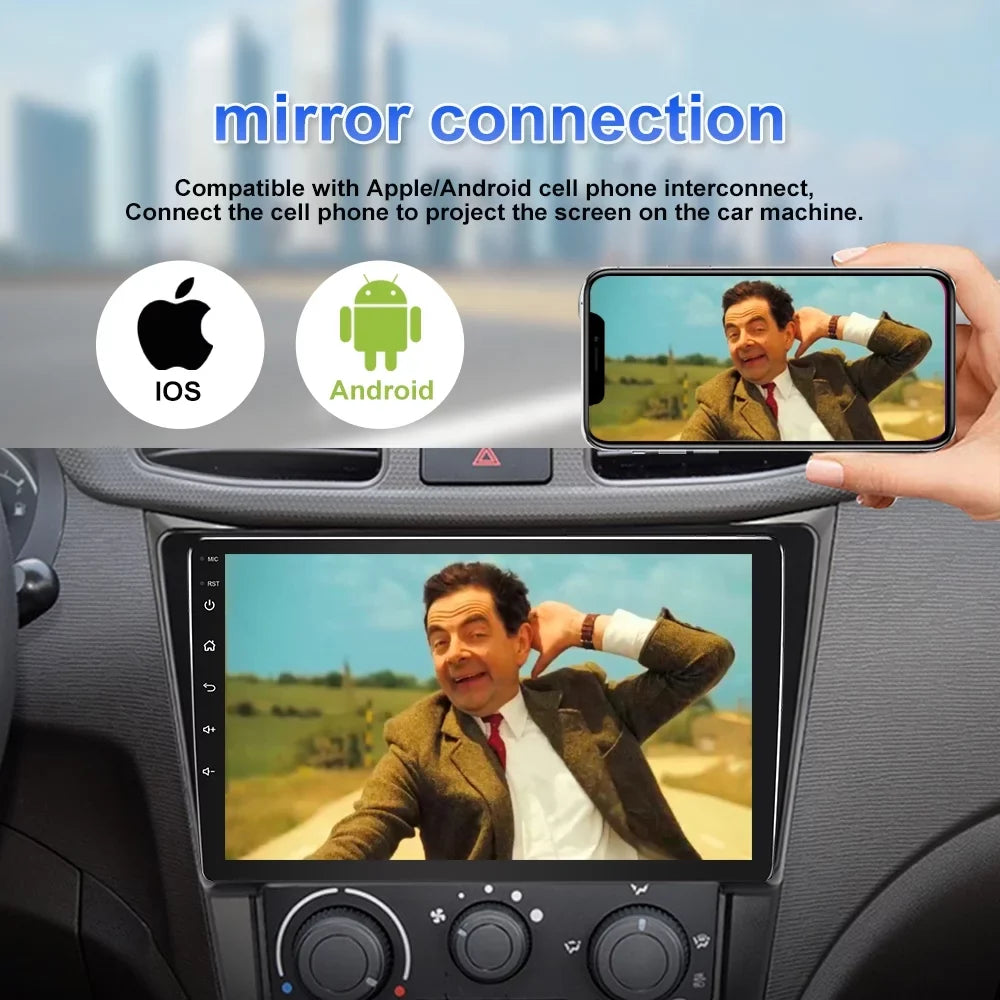 JMANCE 9 inch  CarPlay & Android Auto Car Stereo Receiver, Car Radio suitable with 2010-2013 Mazda 3 with backup camera