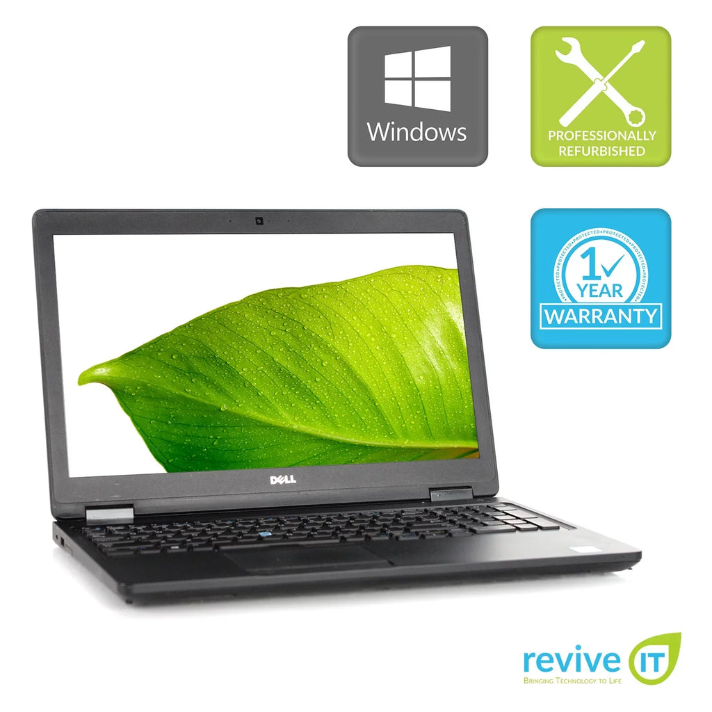 Used  Precision 3520 15.6" Laptop Core i7 8GB 256GB SSD M.2 Integrated Graphics Win 10 Home B v.WCA
