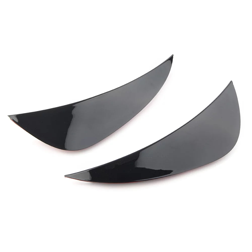 ZS Auto Front Bumper Air Vent shield Trim Glossy Black ABS For Mercedes Benz W205 AMG C-Class C180 C200 C300 C400 2015 2016 2017 2018