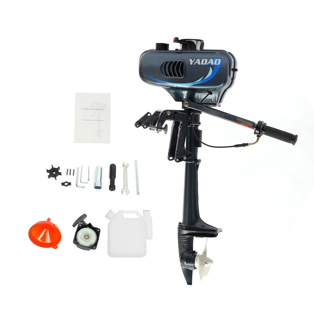 DENEST 3.5HP 2 Stroke Outboard Motor Fishing craft Engine CDI liquid Cooling 4000-5000rpm