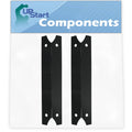 2-Pack BBQ Grill Heat Shield Plate Tent Replacement Parts for Charmglow 810-6830-0 - suitable Barbeque Porcelain Steel Flame Tamer, Flavorizer Bar, Vaporizer Bar, Burner wrap 17 3/4"