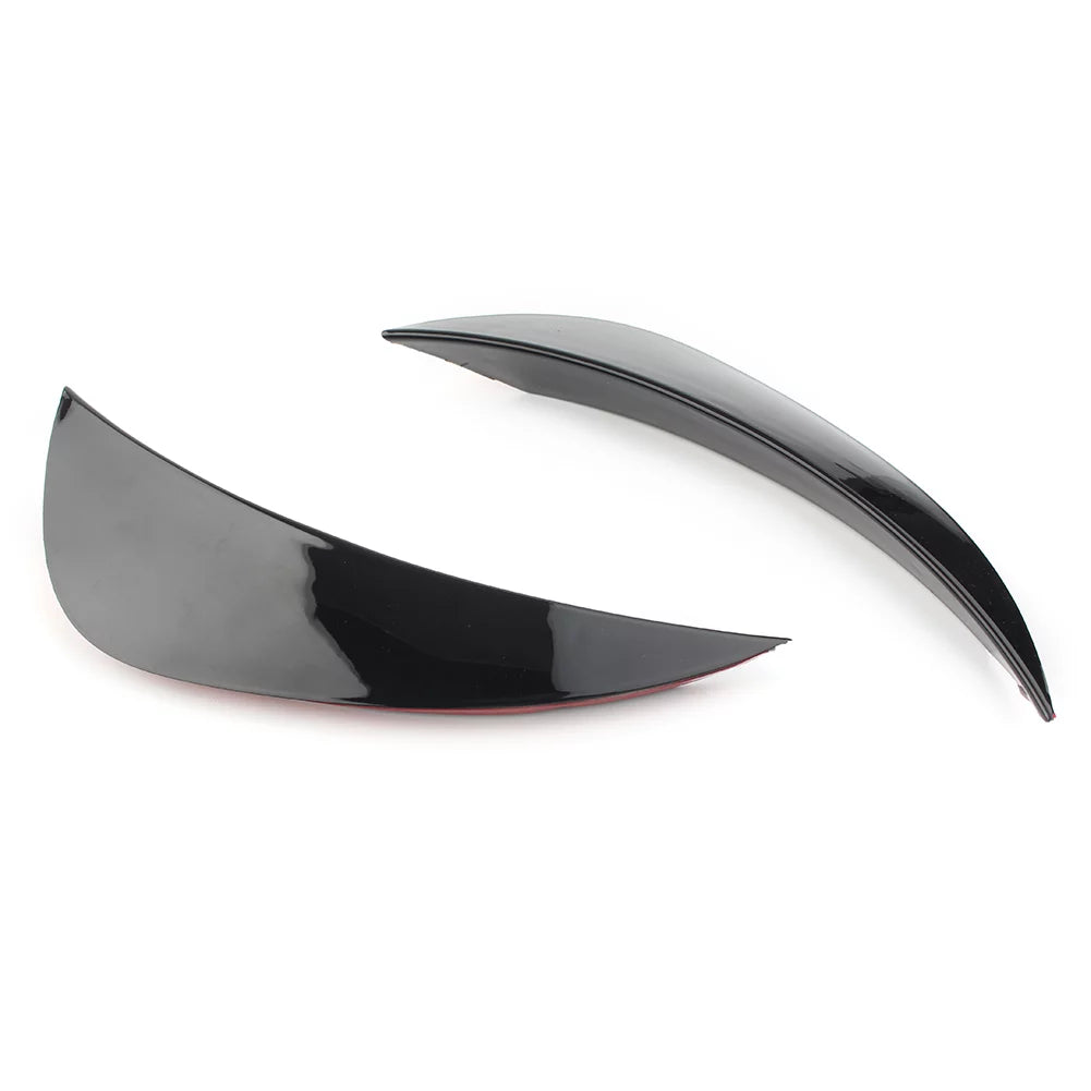 ZS Auto Front Bumper Air Vent shield Trim Glossy Black ABS For Mercedes Benz W205 AMG C-Class C180 C200 C300 C400 2015 2016 2017 2018
