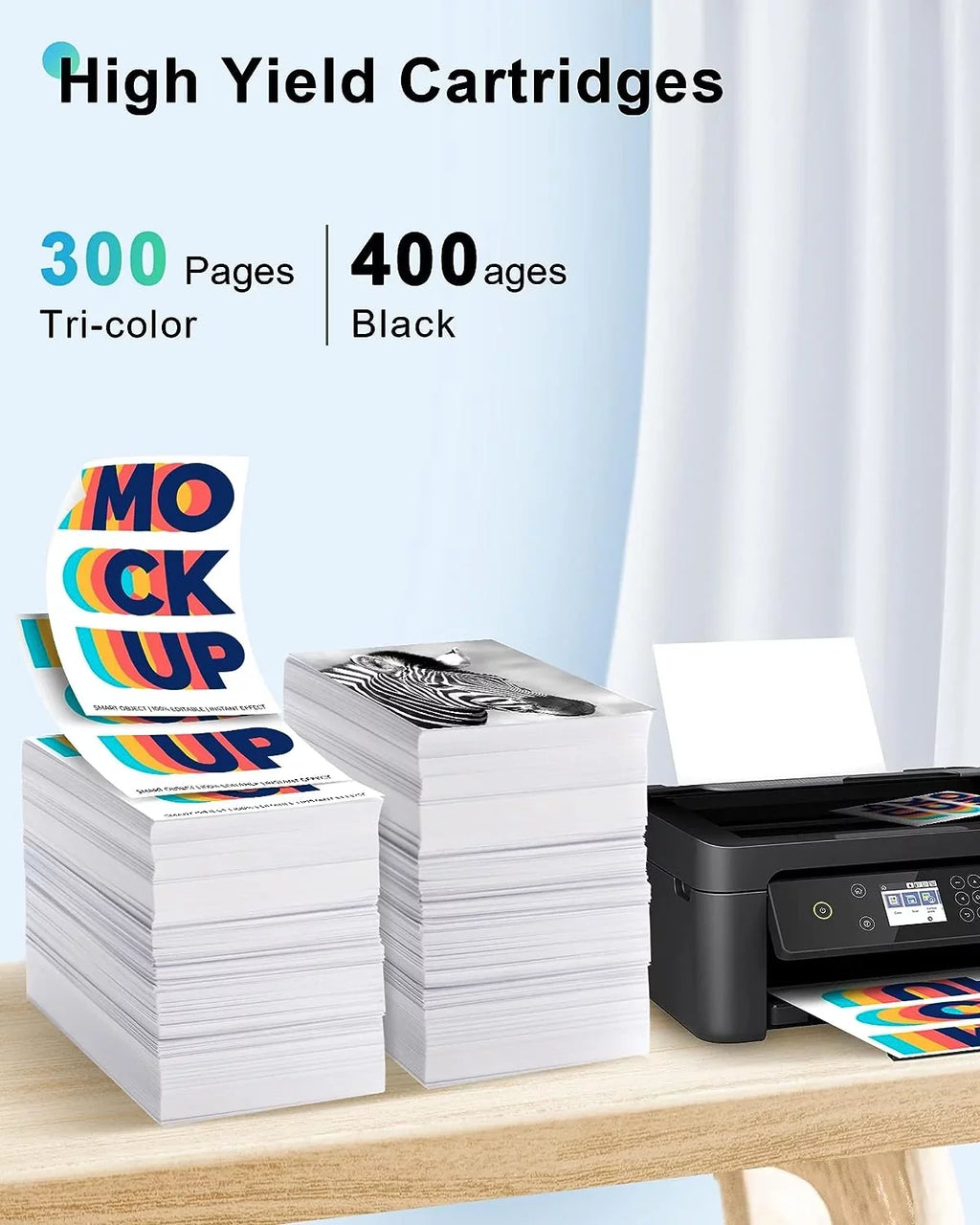 275XL 276XL Ink Cartridge for  Ink 275 and 276 PG-275 XL CL-276 XL High Capacity Combo Pack appropriate with  PIXMA TS3500 TS3520 TS3522 TR4700 TR4720 TR4722 Printer (1 Black, 1 Tri-Color)
