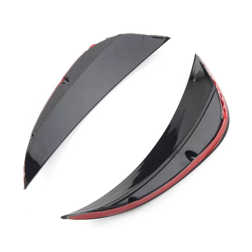 ZS Auto Front Bumper Air Vent shield Trim Glossy Black ABS For Mercedes Benz W205 AMG C-Class C180 C200 C300 C400 2015 2016 2017 2018