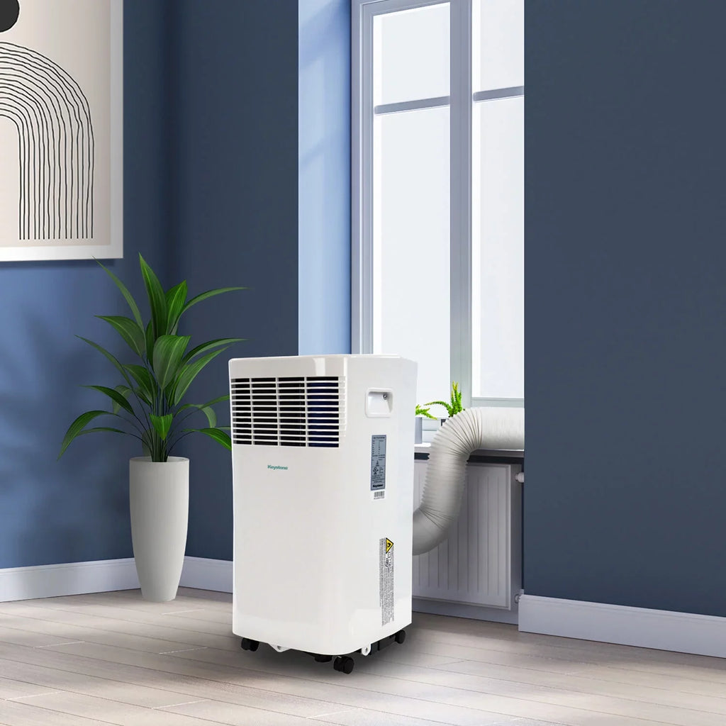 Ft.. Keystone 5,000 BTU 115V Portable Air Conditioner with I Sense Remote Control for a Room up to 250 Sq