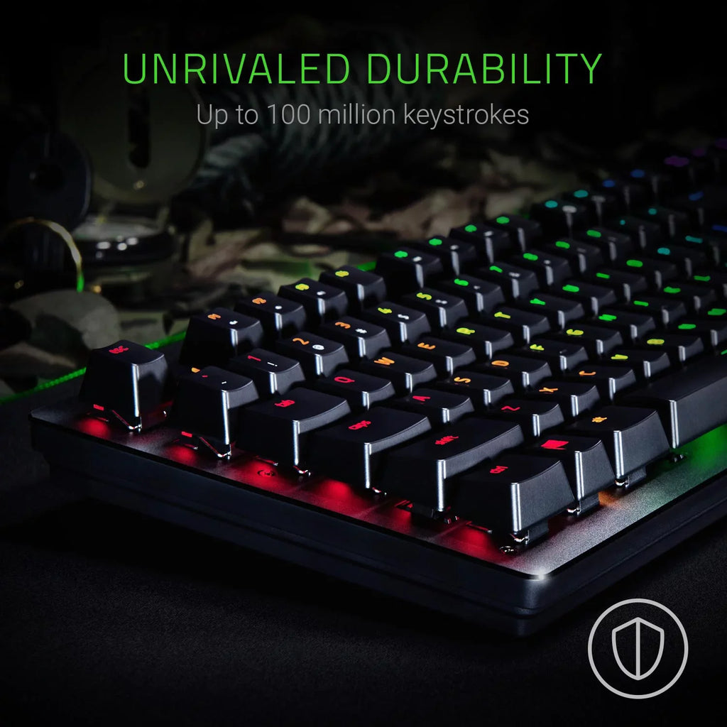 Huntsman Opto-Mechanical Switch - Hybrid On-Board Memory & Cloud Storage - Durability of up to 100 Million Keystrokes - Light and Clicky Gaming Keyboard
