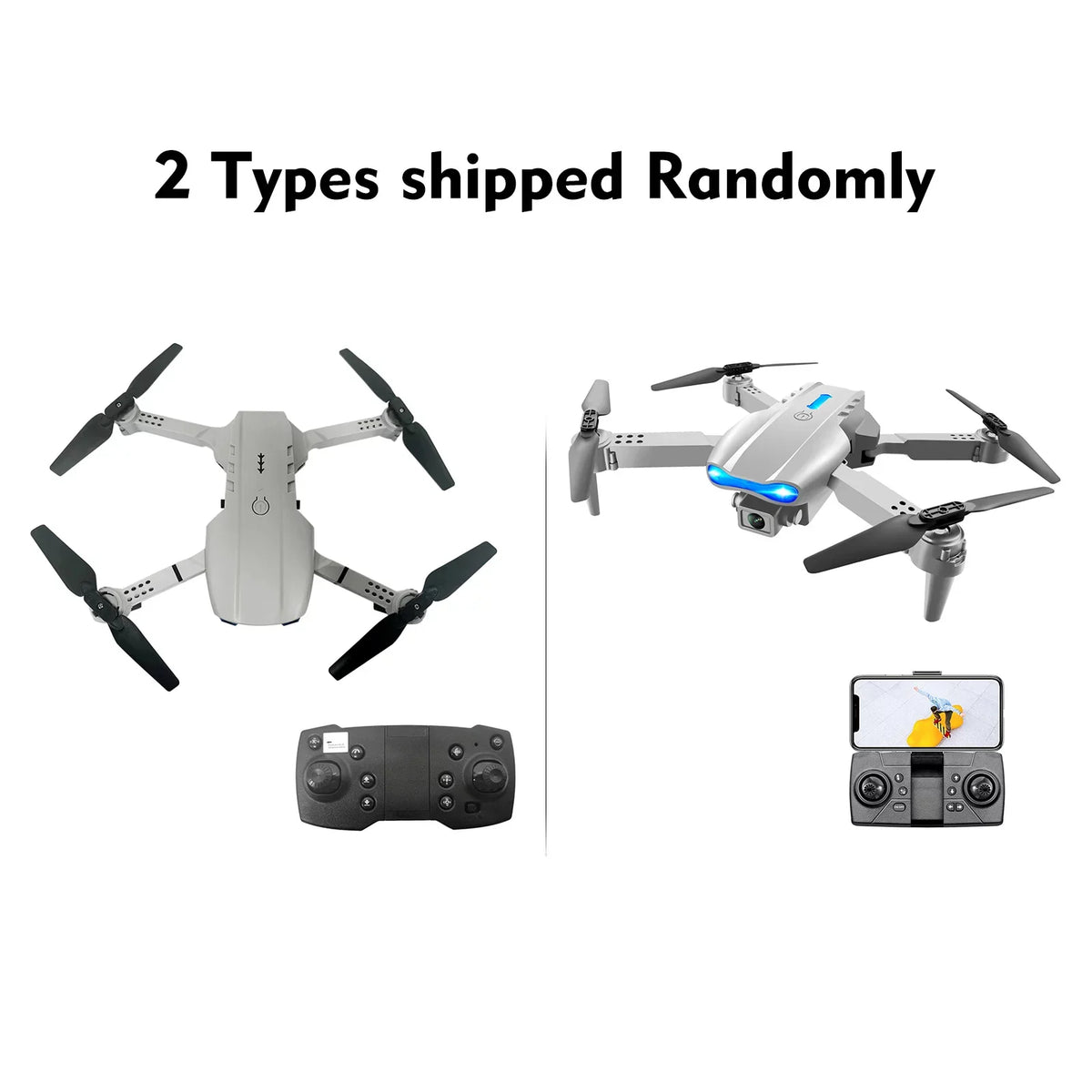 Htovila   with Camera 4K  Quadcopter with Function Obstacle Avoidance Trajectory Flight Gesture Control Storage Bag Package 3 Battery