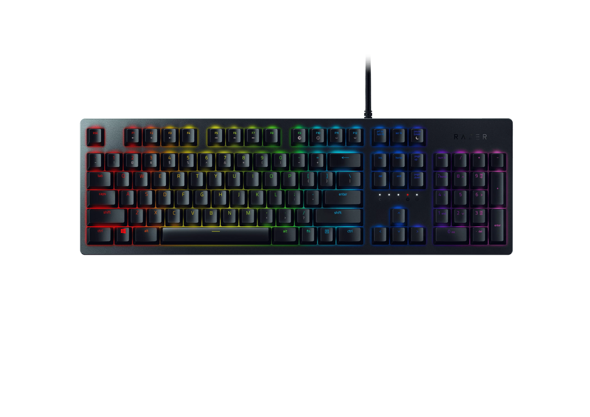 Huntsman Opto-Mechanical Switch - Hybrid On-Board Memory & Cloud Storage - Durability of up to 100 Million Keystrokes - Light and Clicky Gaming Keyboard