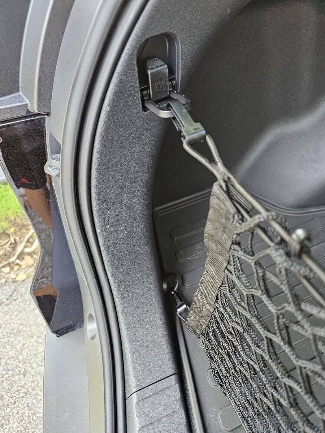 EACCESSORIES EA(2 Qty)Trunk Organizer Cargo Nets for  bZ4X 2023-2024 – Envelope Style Cargo Nets for SUV – Premium Mesh Car Trunk Organizer Vehicle Carrier Storage – matching with  bZ4X